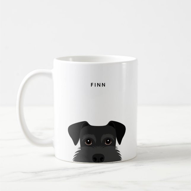 Caneca De Café Schnauzer Mugs (Esquerda)