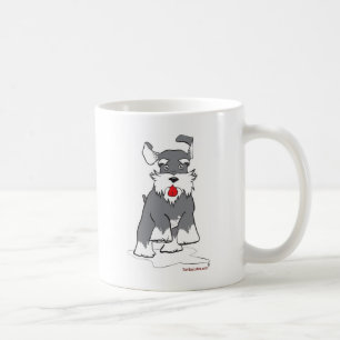 Caneca De Café Schnauzer Running
