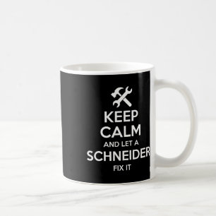Caneca De Café Schneider Funny Surname Birthday Family Tree Reuni