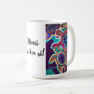 Caneca De Café Schola no ka oi! tartaruga Maori