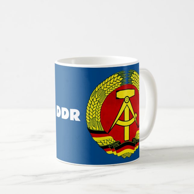 Caneca De Café Schwerin, DDR, Schwerin, Alemanha, Ossi da Alemanh (Frente Esquerda)
