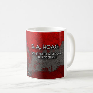 Caneca De Café Sci-Fi com uma corrente de rebelião