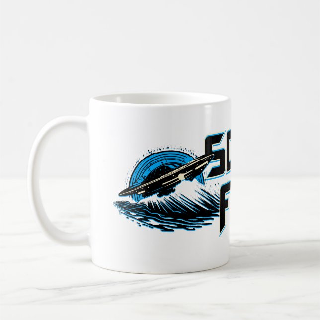 Caneca De Café Science Fiction Genre Lovers (Esquerda)