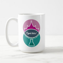 Caneca De Café Science Princess (Muted)