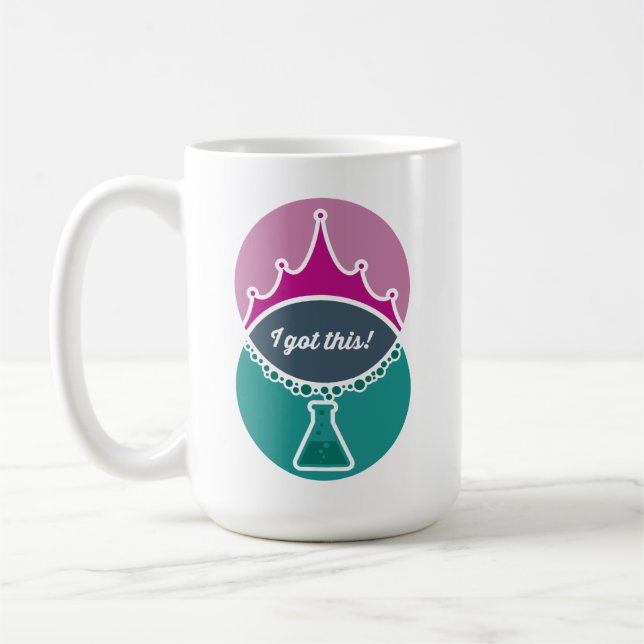 Caneca De Café Science Princess (Muted) (Esquerda)