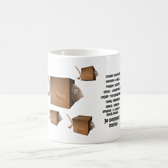 Caneca De Café Scientific classification for cardboard boxfish (Centro)