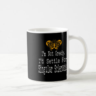 Caneca De Café Sclerose Múltipla Sensibilização Borboleta Suporte