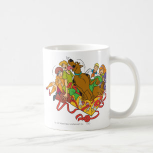 Caneca De Café Scooby-Doo e Natal do grupo