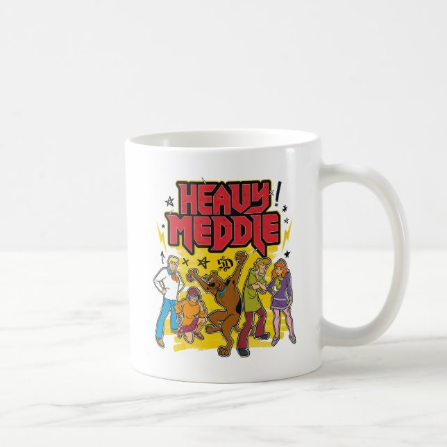 Caneca De Café Scooby-Doo | Gráfico "Medalha Pesada" (Direita)