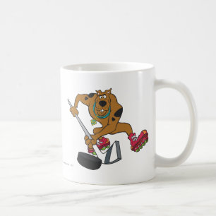 Caneca De Café Scooby-Doo jogando hóquei