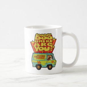 Caneca De Café Scooby-Doo   "onde está você?" Desenhos animados