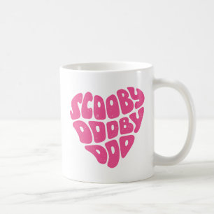 Caneca De Café Scooby Dooby Doo Heart