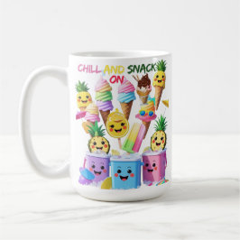 Caneca De Café Scoop, Sip, Smile – Summer Treats Tee
