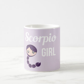Caneca De Café Scorpio Girl