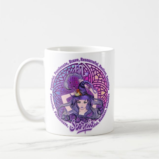 Caneca De Café Scorpio Witch (Esquerda)