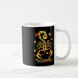 Caneca De Café Scorpio Zodiac Fall Scorpion Aniversário