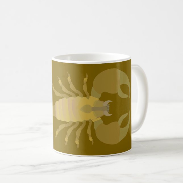 Caneca De Café Scorpion (Frente Esquerda)