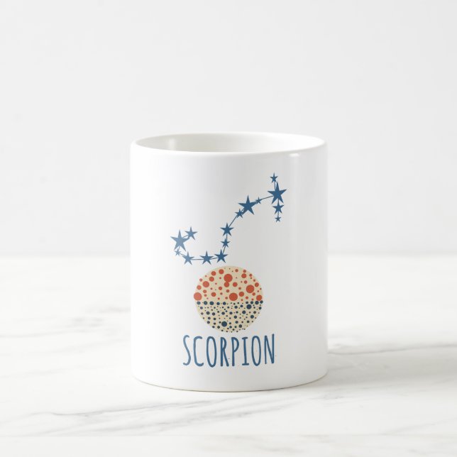 Caneca De Café Scorpion signe astrologique (Centro)