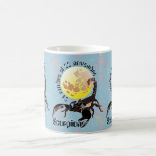 Caneca De Café Scorpione 24 al ottobre 22 Tazze novembre