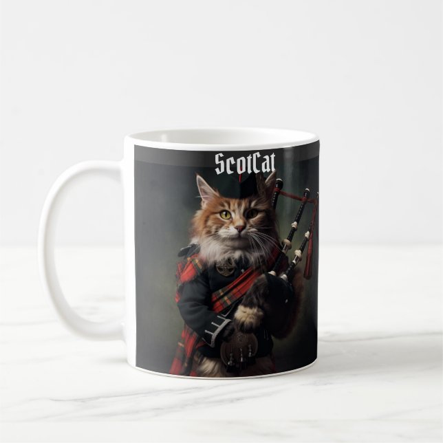 Caneca De Café ScotCat (Esquerda)
