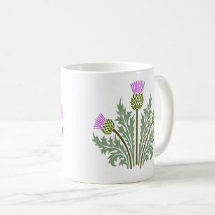 Caneca De Café Scotch Thistle x3