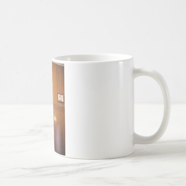 Caneca De Café Scotland Bagpipe Tartan Xadrez Instrumento Musical (Direita)