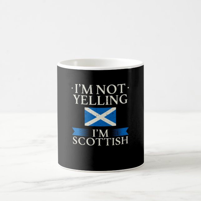 Caneca De Café Scotland Flag (Centro)