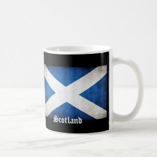 Caneca De Café Scotland Grunge Flag