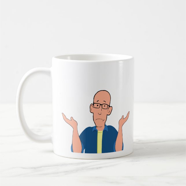 Caneca De Café Scott Adams Parody Cartoon (Esquerda)
