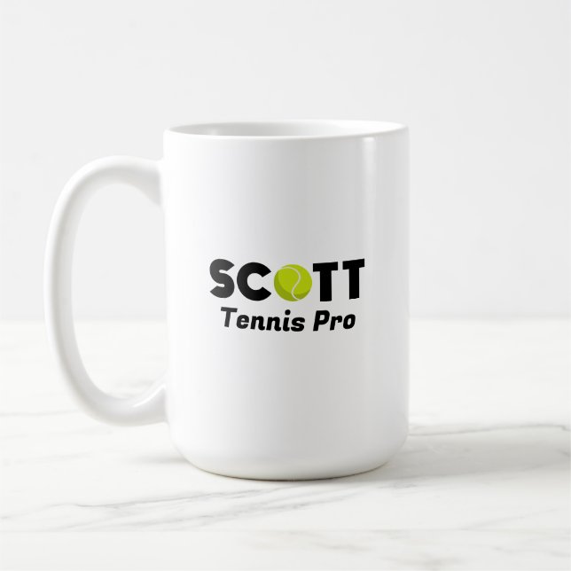 Caneca De Café Scott Tênis Pro (Esquerda)