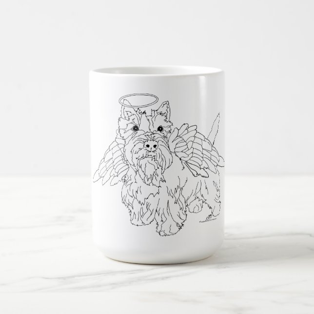 Caneca De Café Scottie Dog Angel (Centro)