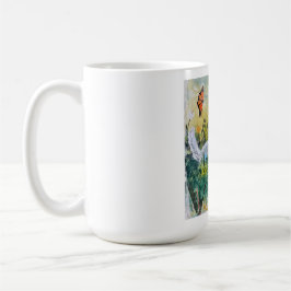 Caneca De Café Scottie feliz em um campo