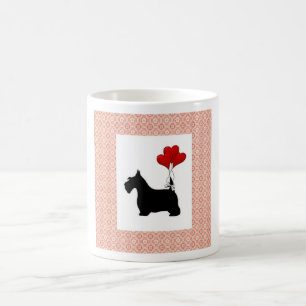 Caneca De Café Scottie Hearts