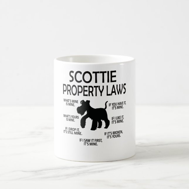 Caneca De Café Scottie Lover Scottish Terrier Owner Scottie Mãe (Centro)
