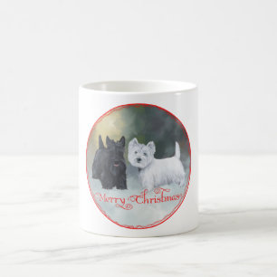 Caneca De Café Scottie Westie Natal
