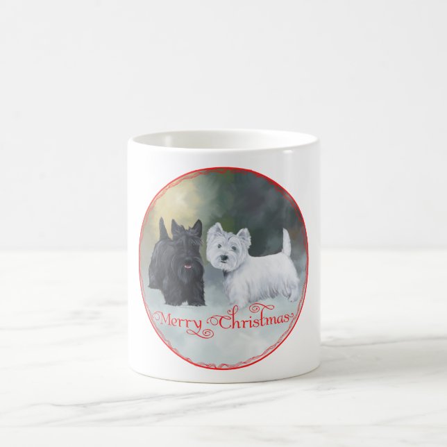 Caneca De Café Scottie Westie Natal (Centro)