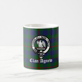 Caneca De Café Scottish Clan Agnew Crest & Tartan