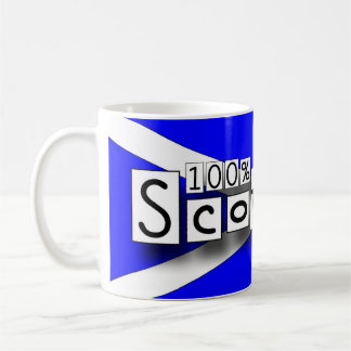Caneca De Café Scottish de 100%