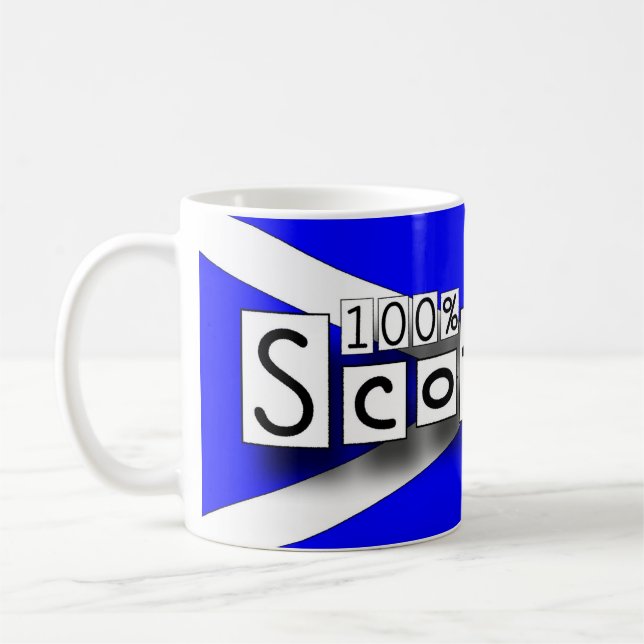 Caneca De Café Scottish de 100% (Esquerda)