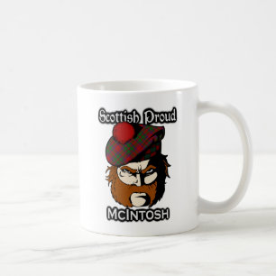Caneca De Café Scottish escocês do Tartan de McIntosh do clã