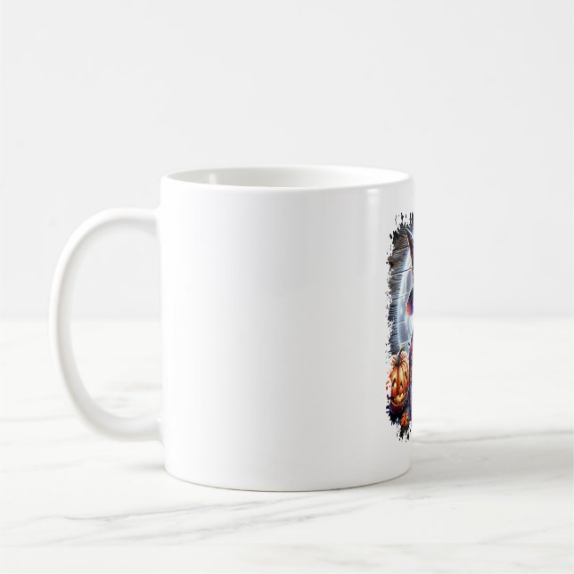 Caneca De Café Scottish Terrier Dog Halloween (Esquerda)