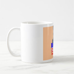 Caneca De Café Scottish Terrier Patriotic Mug/Trump '24