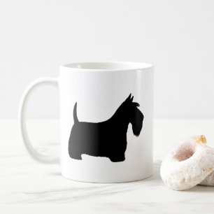 Caneca De Café Scottish Terrier Scottie Dogs Silhouettes