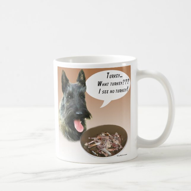 Caneca De Café Scottish Terrier Turquia (Direita)
