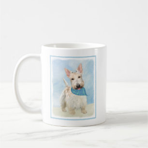 Caneca De Café Scottish Terrier Wheaten Dog Painting