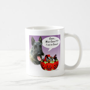 Caneca De Café ScottishTerrier Halloween Candy