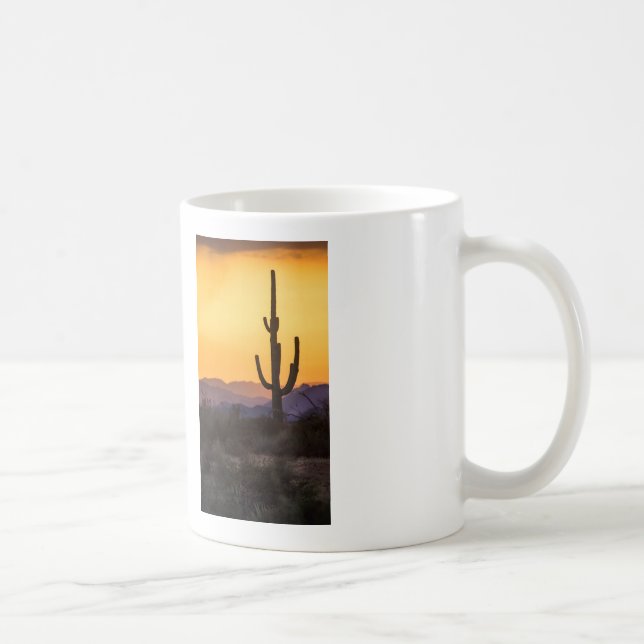 Caneca De Café Scottsdale pôr do sol antes da tempestade (Direita)