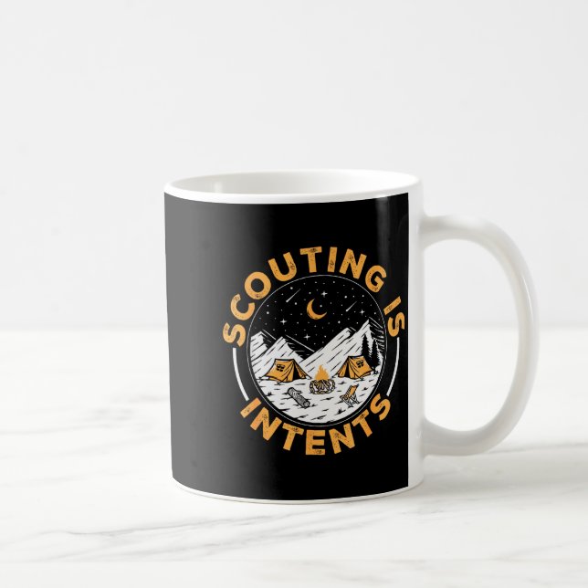 Caneca De Café Scouting Is Intents Scout Funny Camng  (Direita)