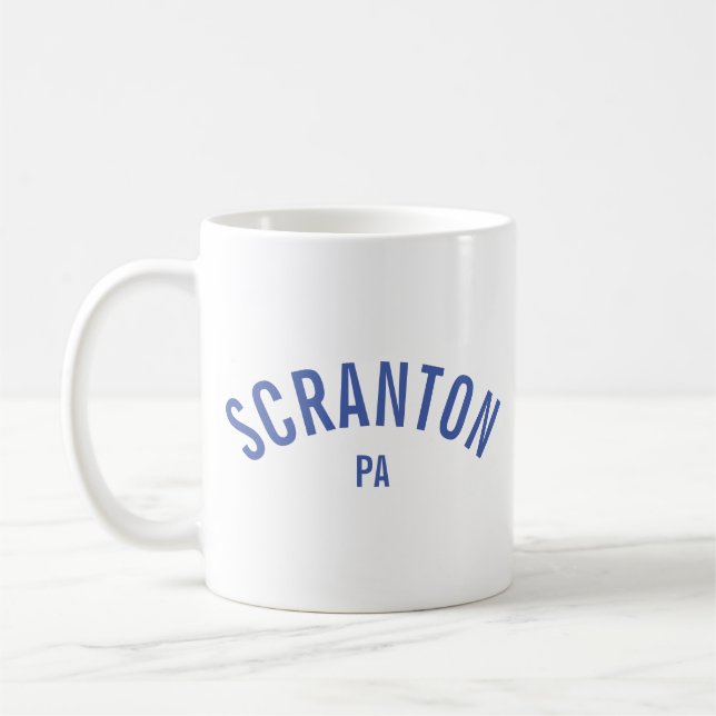 Caneca De Café Scranton, PA (Esquerda)