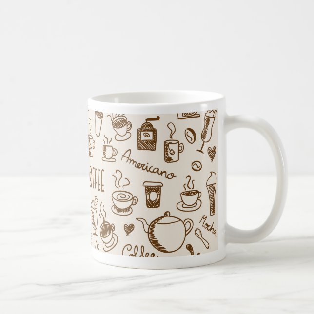 Caneca De Café Scribble do café (Direita)